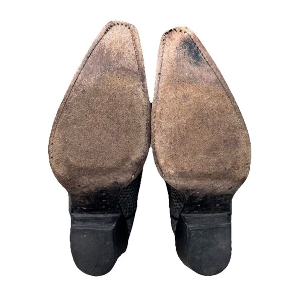 Idyllwind Black Snakeskin Cowboy Boots - Picture 5 of 14